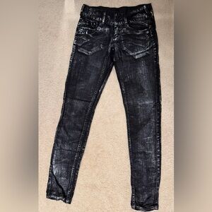Y2K BEBE Black Jeans - Size: 24